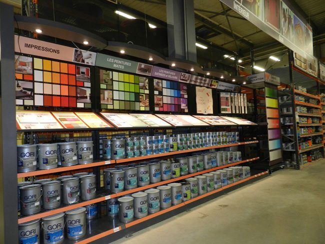 Corner pour marque de peinture