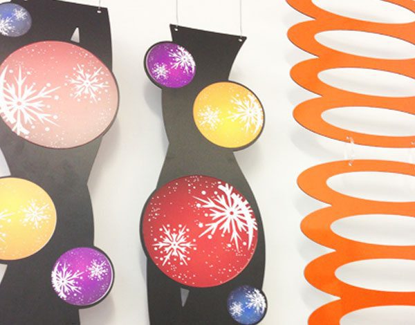 Décoration de vitrines