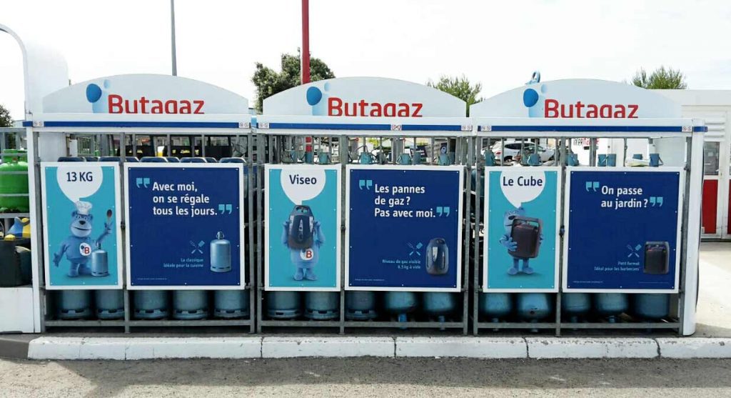 PLV extérieure Butagaz
